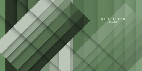 Abstract green color overlap layer background