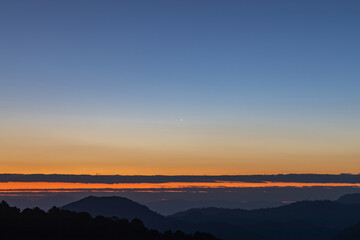 Beautiful colorful sunset sky background