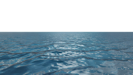 Peaceful calm ocean surface with blue reflective water and distant horizon ideal for nature backgrounds, seascape designs, relaxation themes, and visuals