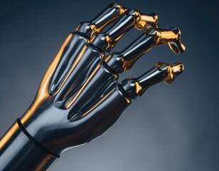High-Quality Mechanical Arm Joints with Lubrication Glossy Finish