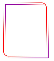 Frame template png for design