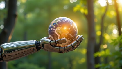 Robotic Hand with Globe Environmental Consciousness