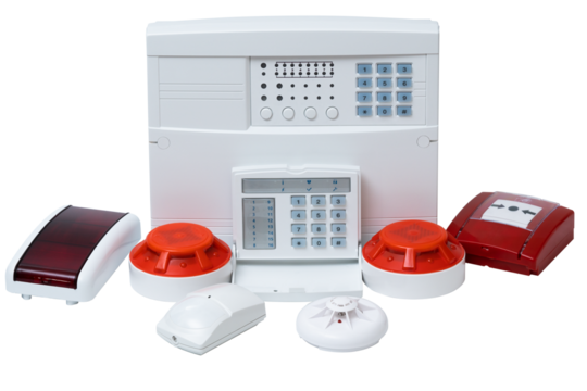 Fire safety equipment setup for protection against hazards in various environments