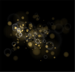 Glowing light effect with sparkles and glitter. Glow light, sun flash, Star burst,  Flash light effects. Golden lighting rays and abstract bright spark twinkling elements. Vector illustration.