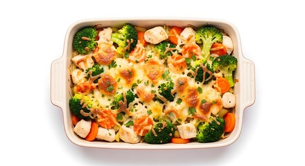 Delicious Chicken Broccoli Casserole with Melted Cheese