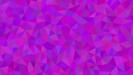 A vibrant mosaic of purple and pink triangles creates a bold and energetic geometric pattern, evoking a sense of excitement and dynamism