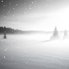 “Frozen Horizon Line: New Year’s Winter Serenity”