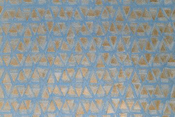 Abstract Metallic Foil Wallpaper Texture in Soft Blue, Elegant Repeating Surface