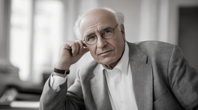 Elderly art expert leaning close to bidder, whispering strategic advice during a high-stakes auction moment — concept of mentorship, expertise, and generational wisdom in the fine art investment