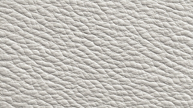 Textured, white leather surface. Close-up view of the fine grain and natural pattern. Perfect for backgrounds and design elements. 