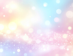 Obraz premium Sweet Pastel Candy Light Melting Into a Dreamy Soft Glow – Feminine Cute Abstract Art for a Gentle Aesthetic 