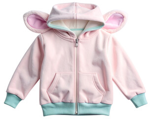 &ldquo;Cute Kids Hoodie with Animal Ears &ndash; Cozy Children&rsquo;s Fashion PNG&rdquo;