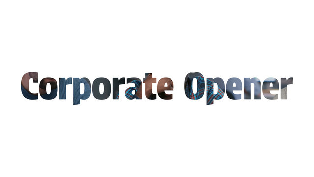 Corporate Opener and Transitions