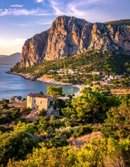 Scenic coastal landscape at sunset (1)