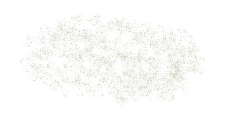 Abstract white background with shimmering silver and gold glitter particles