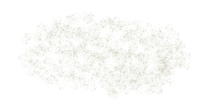 Abstract white background with shimmering silver and gold glitter particles