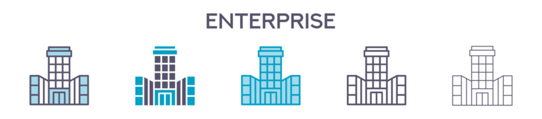 Enterprise Element For Design Graphic - Multi Styles