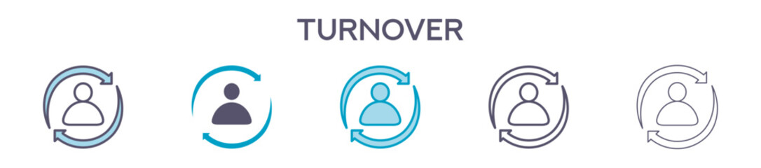 Turnover Element For Design Graphic - Multi Styles