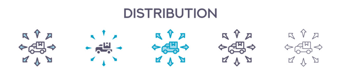 Distribution Element For Design Graphic - Multi Styles