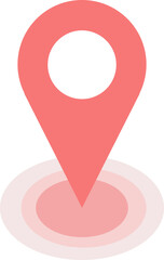 Flat Location Pin Icon – Map Marker SVG Pictogram