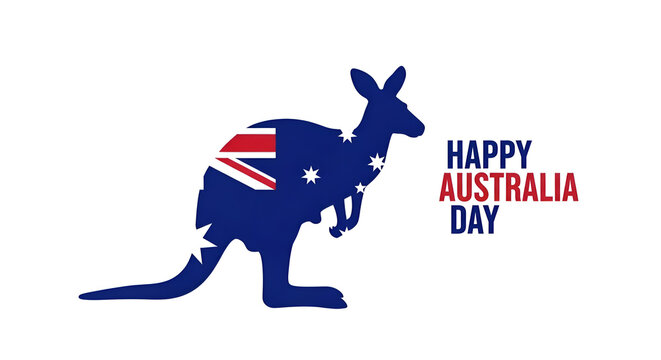 Happy Australia Day – Australian Flag, Patriotic Celebration, National Holiday, Aussie Cultural Pride