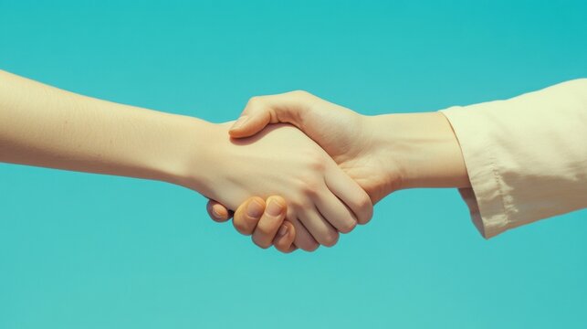 Hands Clasped Partnership  Unity.