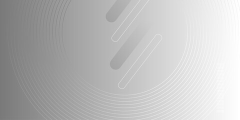 Abstract white glowing geometric lines on gray background. white and black background with white circle rings. Crossing line patterned background. Vector modern grey wave curves line for banner design
