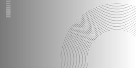 Abstract white glowing geometric lines on gray background. white and black background with white circle rings. Crossing line patterned background. Vector modern grey wave curves line for banner design