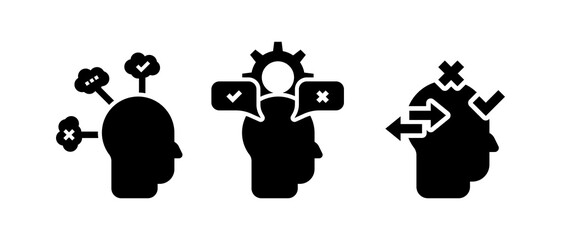 behavior icon vector illustration. behavior icon in black style design.