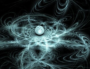 Imaginatory fractal abstract background Image