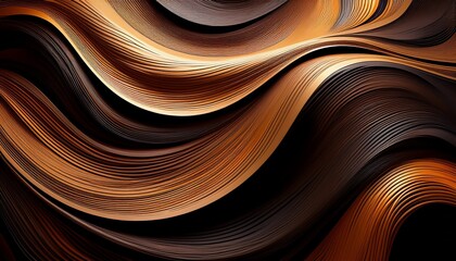 abstract brown and black curve texture