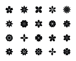 Hand drawn flowers vector design, aesthetic modern beautiful floral illustration