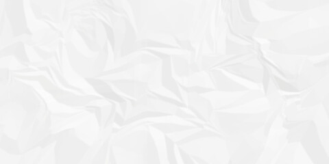 Crumple crushed white obsolete rumple craft design. wrinkle ripped creased white crumple aged closeup paper background.	
