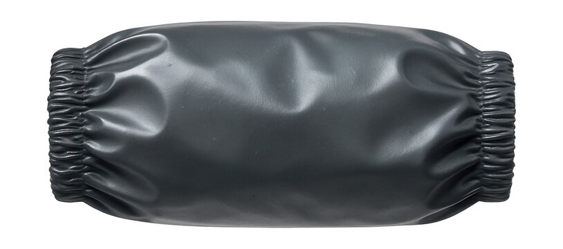 Waterproof PVC sleeve with elastic at both ends and a glossy finish.