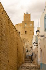 Sousse, Tunisia A narrow alley in the Medina. 