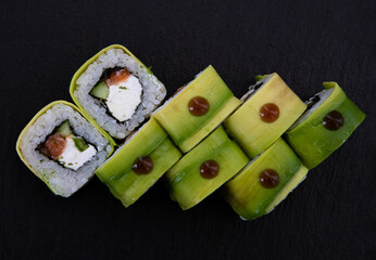 Very beautiful and delicious looking sushi