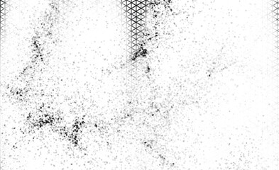 Distressed Grunge Overlay Texture with Subtle Grid