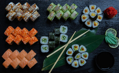 Very beautiful and delicious looking sushi