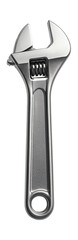 Heavy-duty adjustable wrench with a long handle for enhanced leverage on job sites.