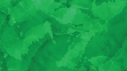 Abstract green watercolor background with varying shades and textures.