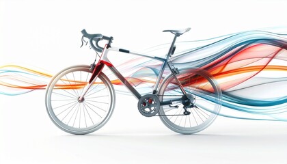 Fototapeta premium bicycle on the road