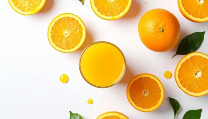seamless pattern with oranges