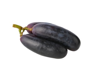 Sweet black sapphire grapes. Purple Witch Finger grapes , Moon Drops grape or Witch Fingers on transparent png