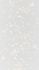 Glowing Transparent Light Dust with Shiny Bokeh Sparkle, Night Flare Effect and Abstract Decorative Christmas Glow Atmosphere