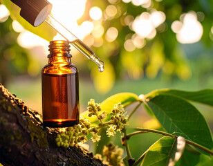 Walnut Flower Remedy Bach, Floral de Bach, Juglans regia, tree, Pippete, Drop Essence, Nature