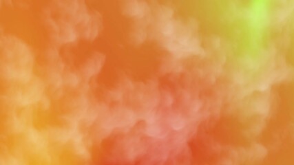 Blurry abstract orange and yellow cloudy watercolor background suitable for creative design projects, web banners, social media posts, and digital art. - Powered by Adobe