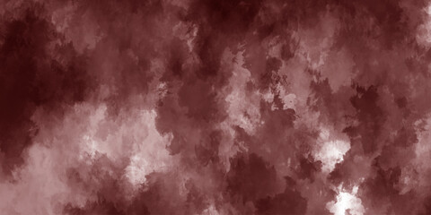 dark watercolor background. deep maroon paint smoke texture. artistic background design with a natural dispersion of color. dust explosion on red.
