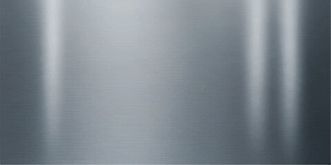 Brushed metal texture background with vertical reflections.