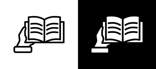 E Book whiteblack icon