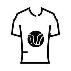 football jersey vector illustration icon